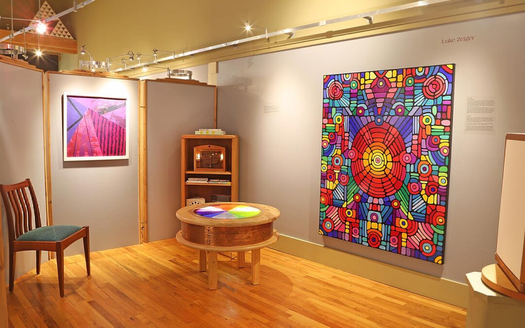 Spectrum artists Christopher Hartshorne and Luke Zeiger (Installation View)